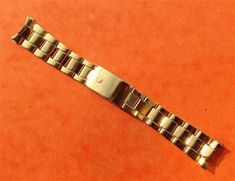 gold plated rolex watch band|authentic rolex watch bands.